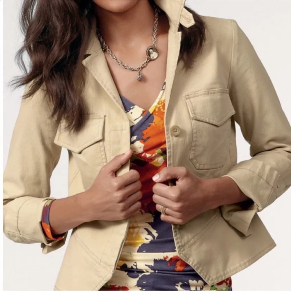 Women's CAbi Chamois Utility Jacket Size Medium